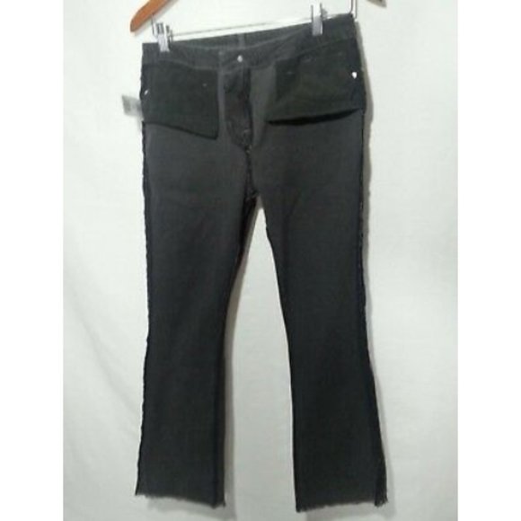 Free People High Waist Crop Straight Leg Jeans - Picture 5 of 8